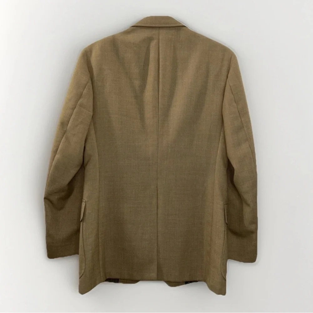 Vintage Warren Sewell Mens Sz 41R Tan Blazer Sport Coat Wool/Camel‎ Hair Blend